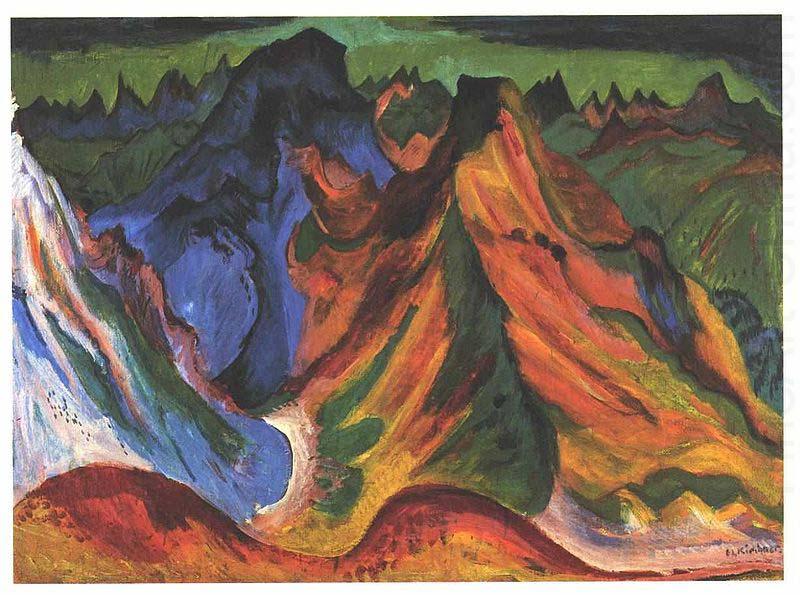 Ernst Ludwig Kirchner The mountain china oil painting image